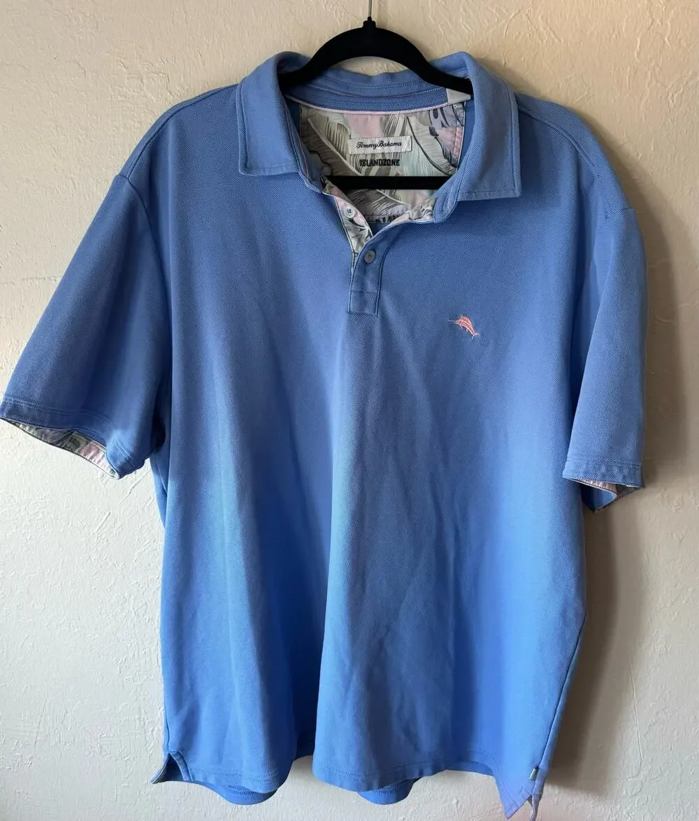 Tommy Bahama Islandzone Men's Polo Shirt Size XXL
